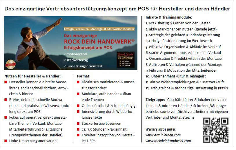 Armin Leinen Rock dein Handwerk Serie Teil 1