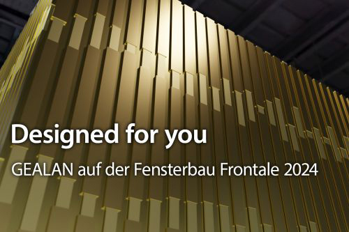 Gealan bb-Messe Highlights Fensterbau Frontale 2024