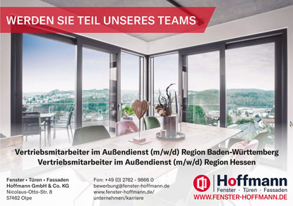 Stellenanzeige Hoffmann