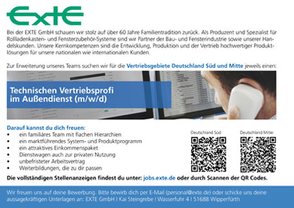 Stellenanzeige EXTE