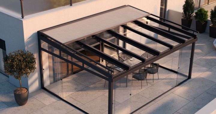 TS Aluminium erweitert Portfolio um Glas-Schiebe-Dach